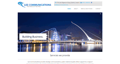 Desktop Screenshot of leecommunications.ie